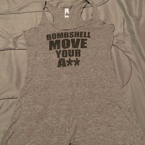 Bella (Bomb) great and black tank top